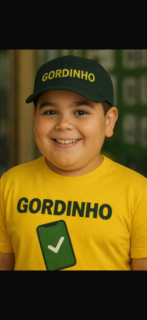 Mascote Oficial Gordinho Celulares